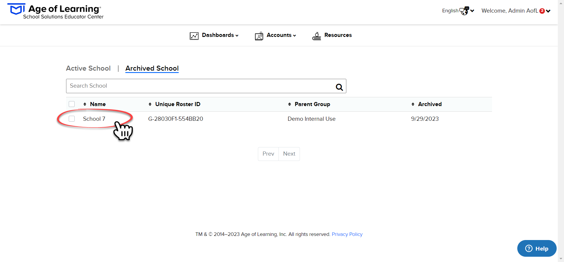 Select Archived School.png